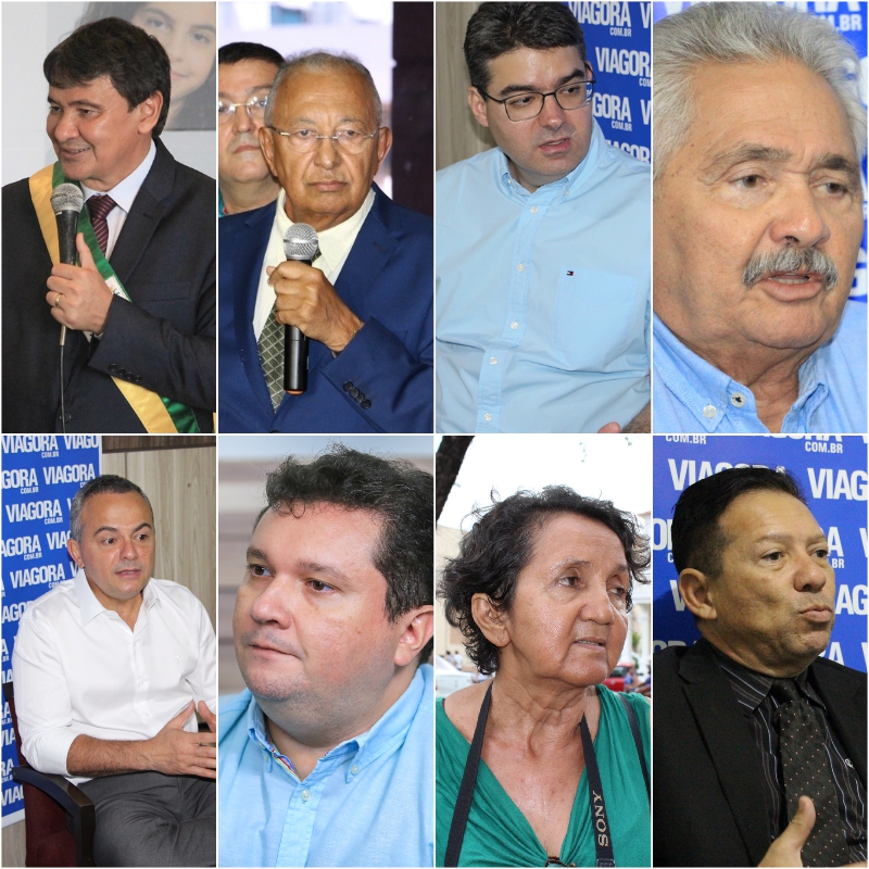 Candidatos ao Governo do Piauí divulgaram suas agendas de campanha.