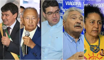 Candidatos ao Governo do Piauí divulgaram suas agendas de campanha.