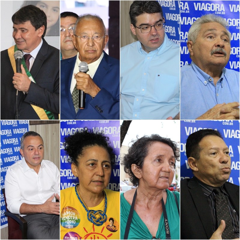 Candidatos ao Governo do Piauí divulgaram suas agendas de campanha.