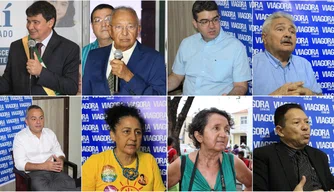 Candidatos ao Governo do Piauí divulgaram suas agendas de campanha.