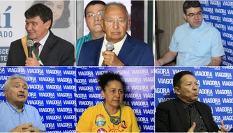 Candidatos ao Governo do Piauí divulgaram suas agendas de campanha.