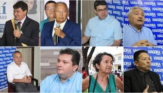 Candidatos ao Governo do Piauí divulgaram suas agendas de campanha.