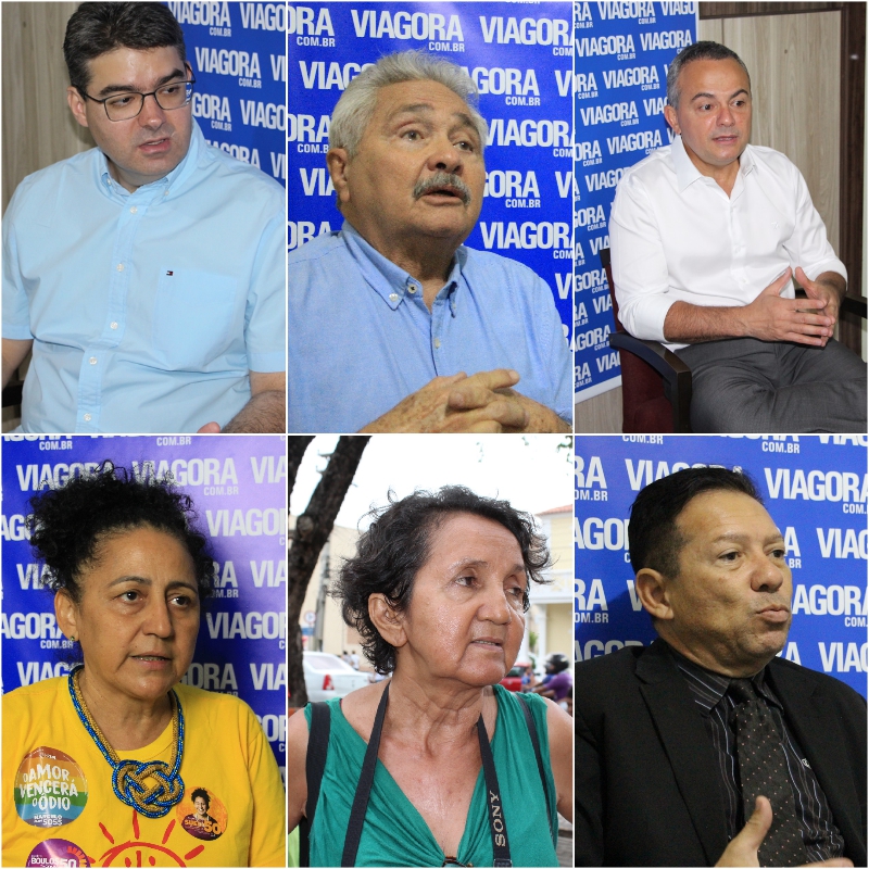 Candidatos ao Governo do Piauí divulgaram suas agendas de campanha.