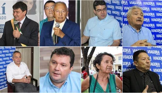 Candidatos ao Governo do Piauí divulgaram suas agendas de campanha.