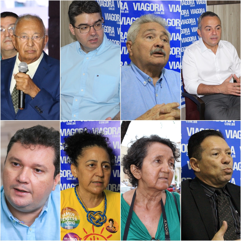 Candidatos ao Governo do Piauí divulgaram suas agendas de campanha.