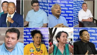 Candidatos ao Governo do Piauí divulgaram suas agendas de campanha.