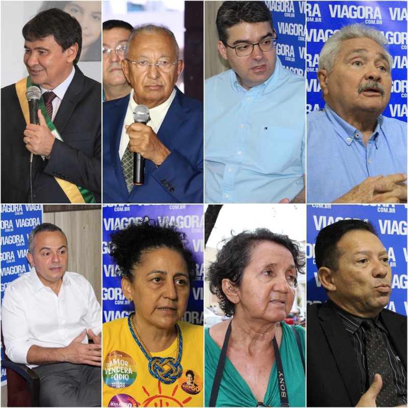 Candidatos ao Governo do Piauí divulgaram suas agendas de campanha.