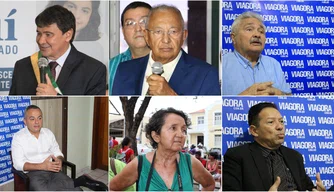 Candidatos ao Governo do Piauí divulgaram suas agendas de campanha.