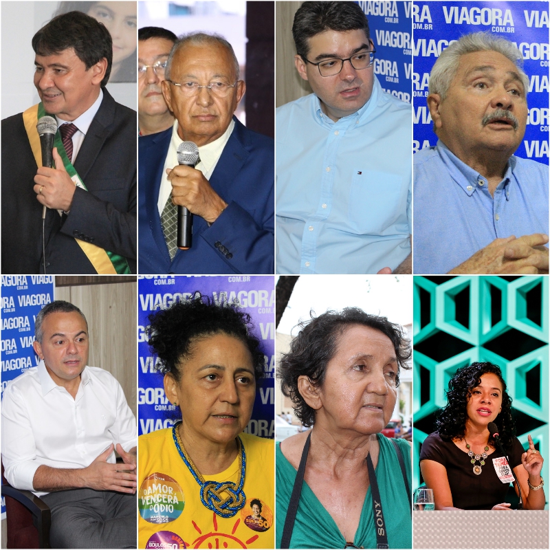 Candidatos ao Governo do Piauí divulgaram suas agendas de campanha.