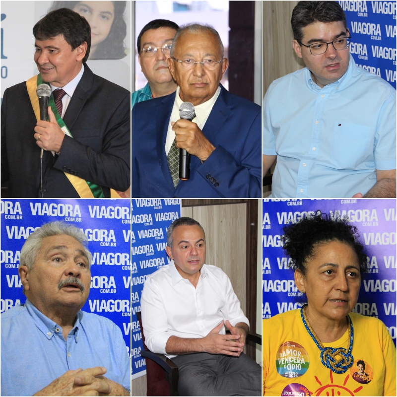 Candidatos ao Governo do Piauí divulgaram suas agendas de campanha.