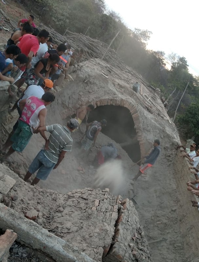 Deslizamento de terra em olaria causou a morte de dois trabalhadores em Pedro II.