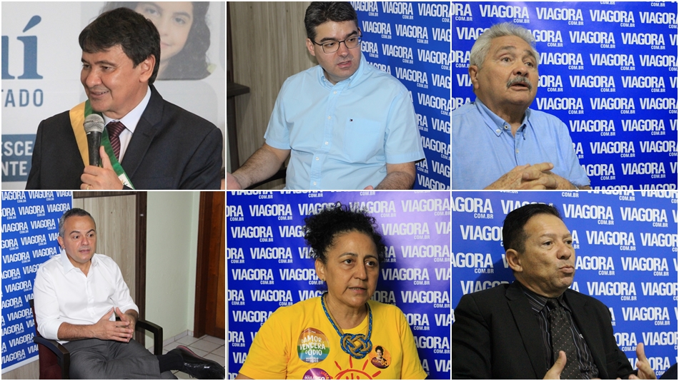 Candidatos ao Governo do Piauí divulgaram suas agendas de campanha.