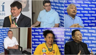 Candidatos ao Governo do Piauí divulgaram suas agendas de campanha.