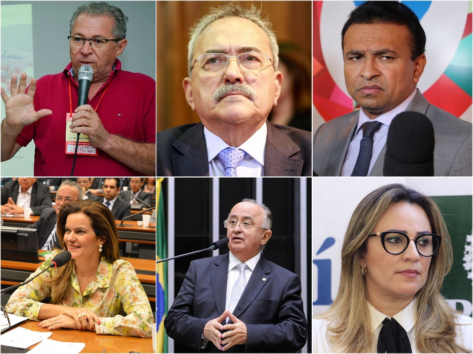 Assis Carvalho, Átila Lira, Fábio Abreu, Iracema Portella, Júlio César e Rejane Dias.