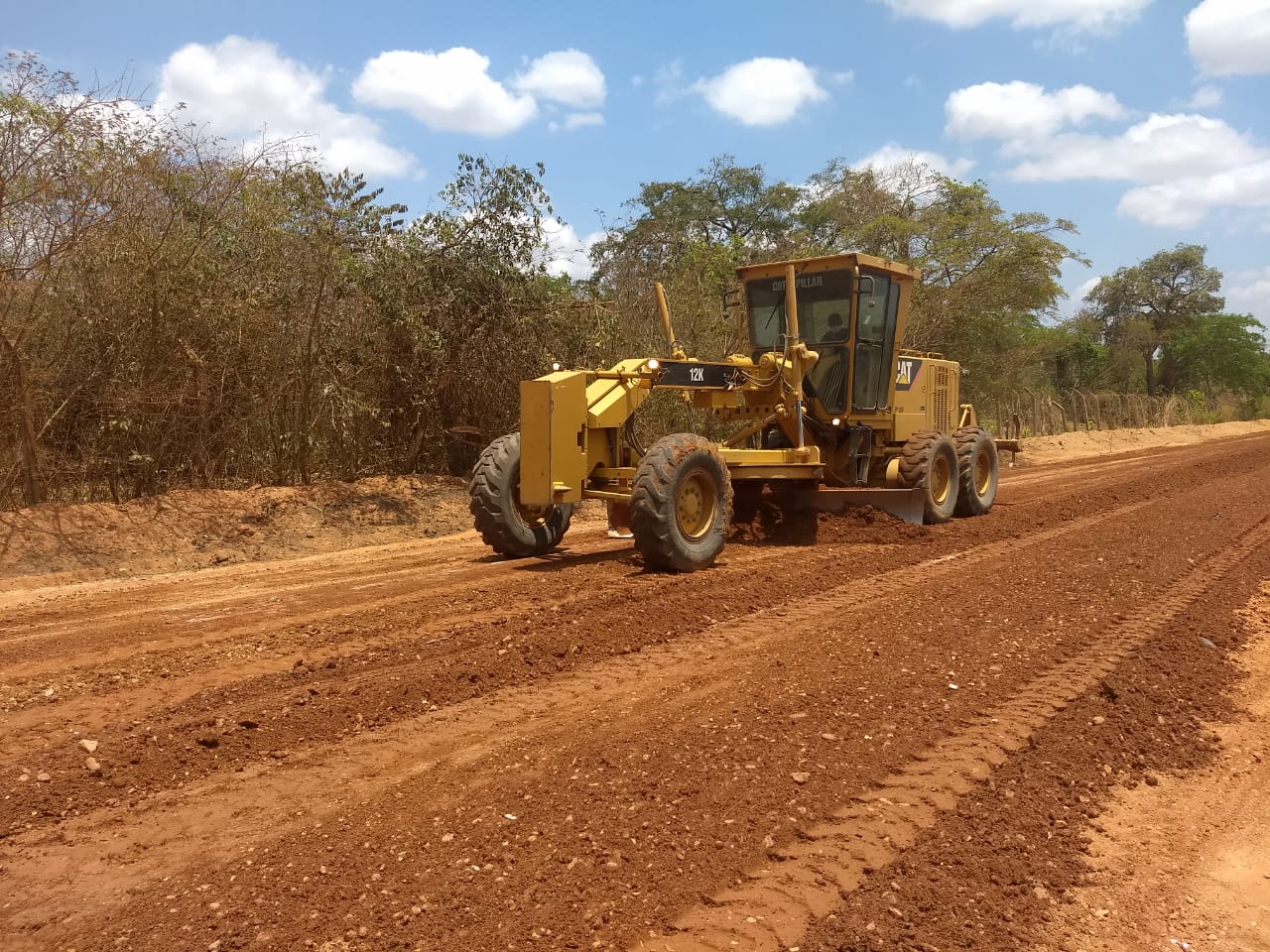 Trator, obras, estradas