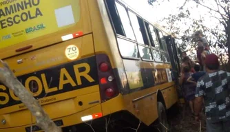 O motorista do ônibus teria se recusado a fazer o teste do bafômetro.