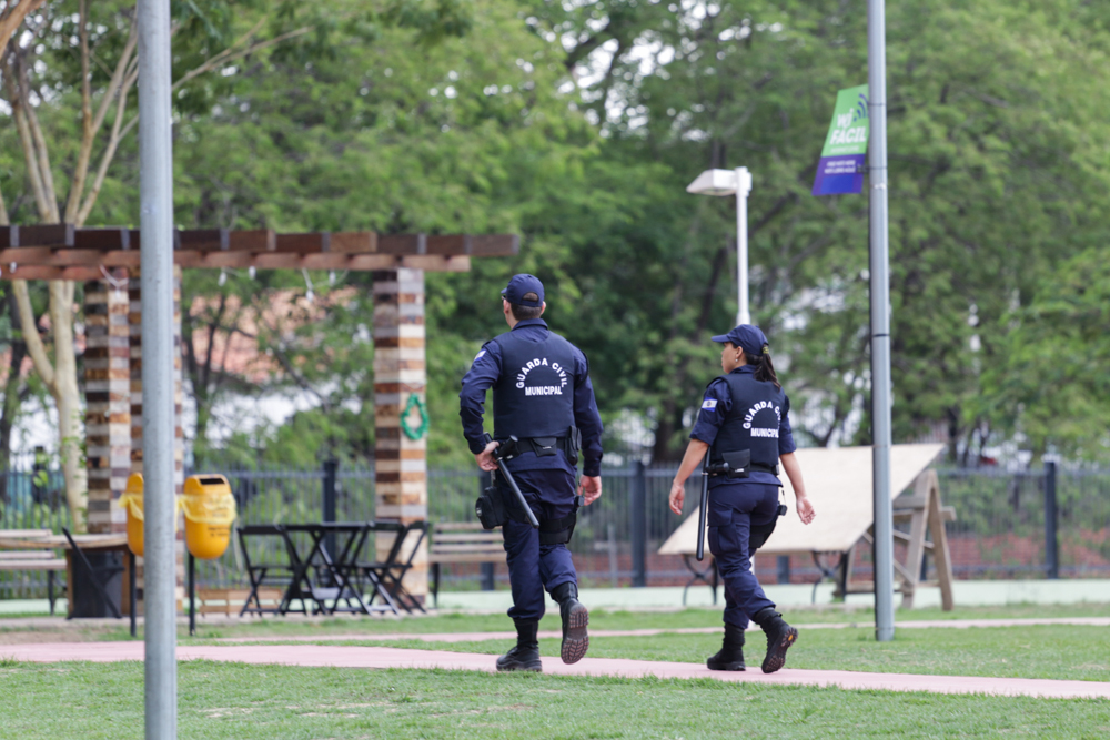 Guarda Municipal no Parque da Cidade