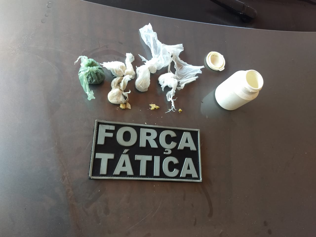 Droga apreendida pela Polícia Militar