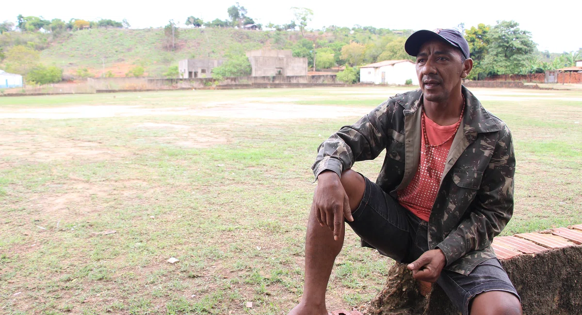 Morador do povoado Soinho, Geraldo Farias