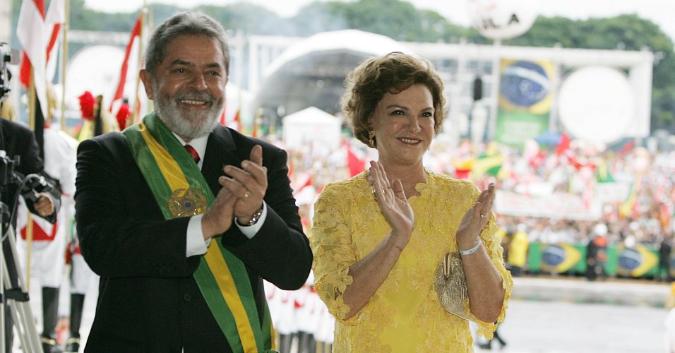 Lula e Marisa Letícia.