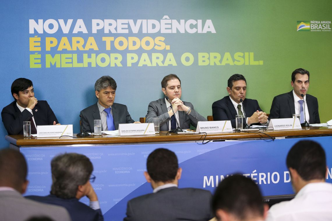 Equipe econômica do Governo Federal comentou sobre a reforma da Previdência.