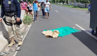 O caso aconteceu processo à passarela do Parque Piauí.