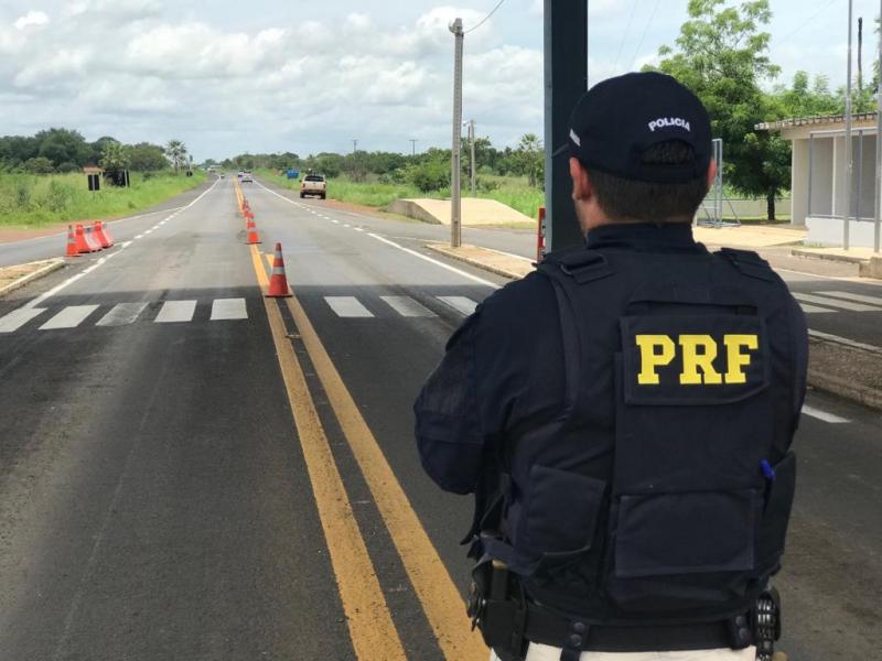 Fiscalização da Polícia Rodoviária Federal (PRF).