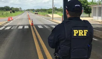 Fiscalização da Polícia Rodoviária Federal (PRF).