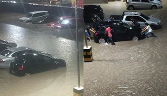 Chuvas causaram alagamentos e transtornos aos teresinenses na noite dessa quinta (21).