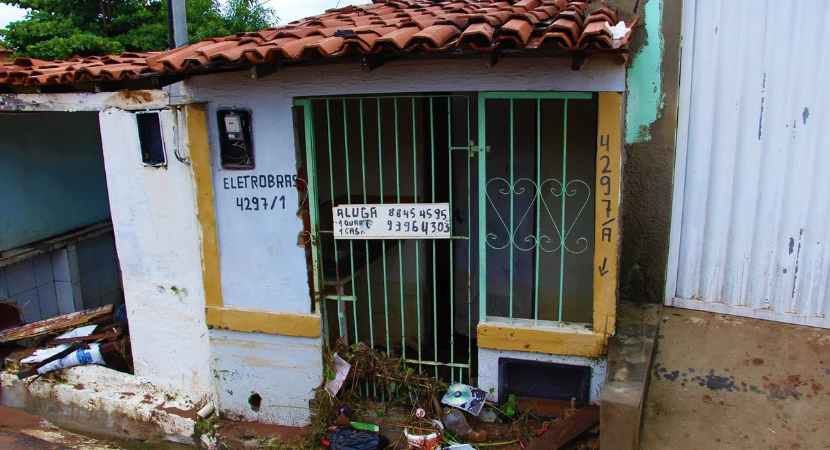 Casas foram completamente destruídas