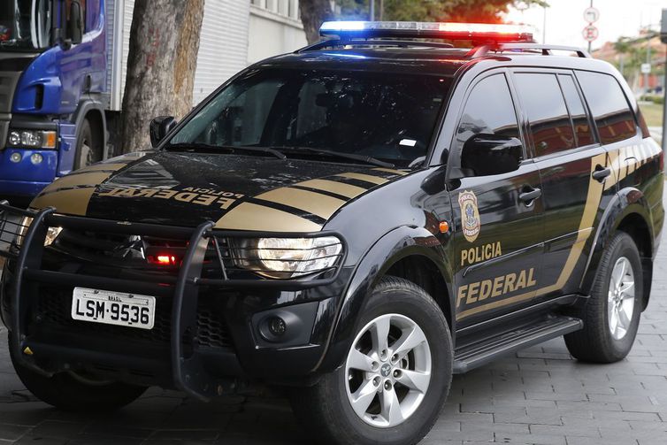 Viatura da Polícia Federal.