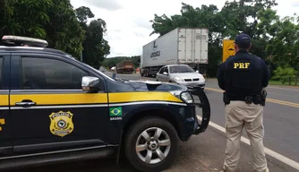 A PRF está monitorando as rodovias federais na Operação Semana Santa.