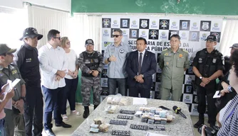 Coletiva sobre operação sobre o assalto a bancos em campo Maior.