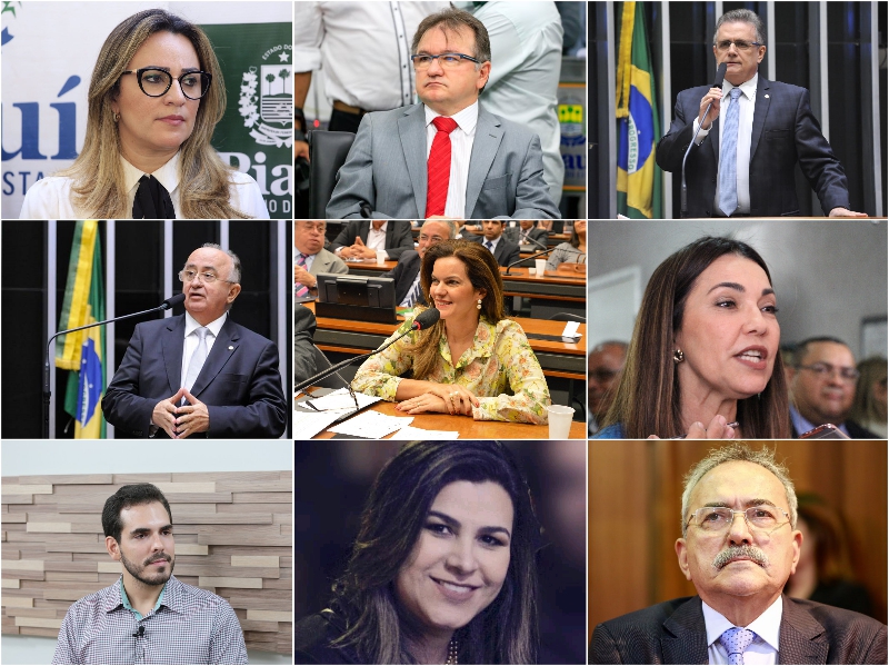 Deputados piauienses que compareceram à votação sobre o destino do Coaf.