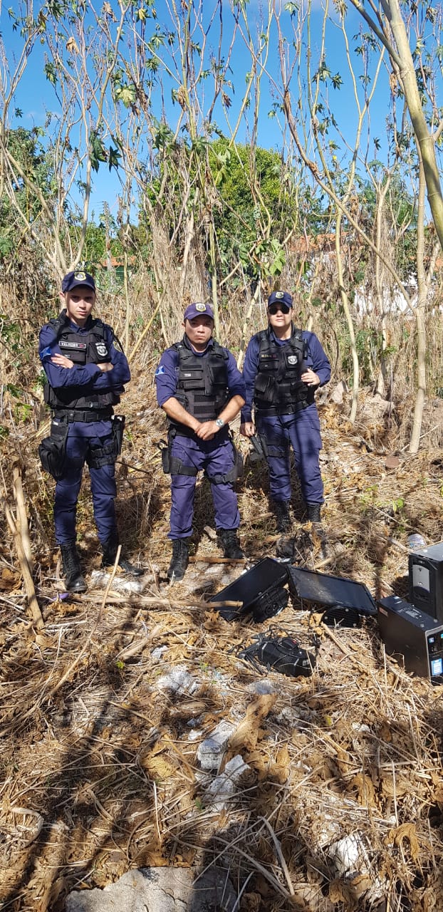 Guarda Municipal encontra material roubado