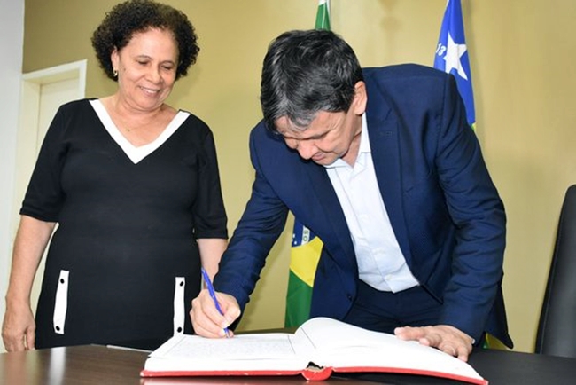 Governador Wellington Dias e vice-governadora Regina Sousa.