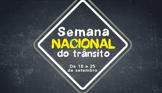 Semana nacional do trânsito 2019.