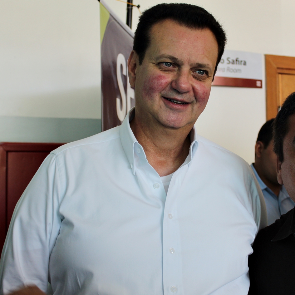 Gilberto Kassab, presidente nacional do PSD, durante evento em Teresina.