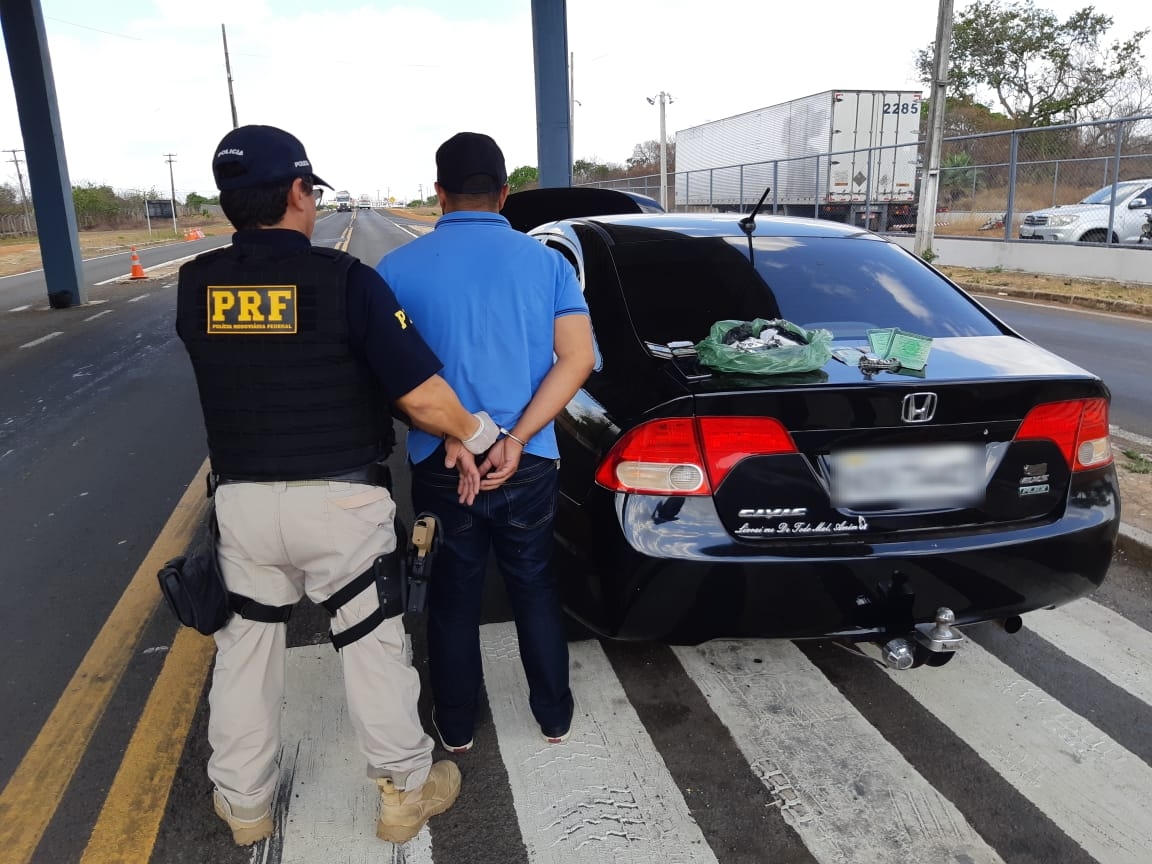 Preso com Drogas pela PRF-PI