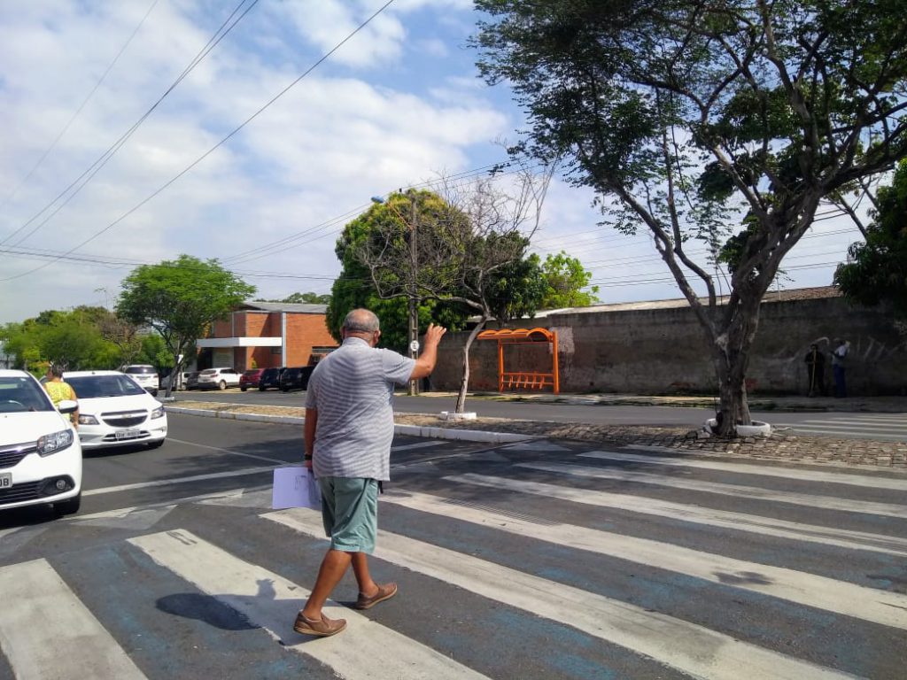 Este ano, 13 idosos já morreram no tráfego de Teresina.-