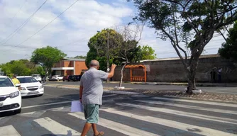 Este ano, 13 idosos já morreram no tráfego de Teresina.-