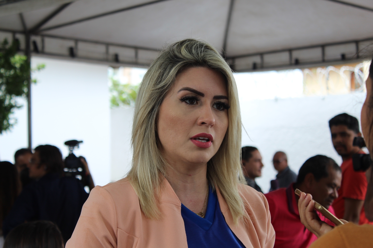 Delegada Anamelka Cadena compareceu ao evento do PL.