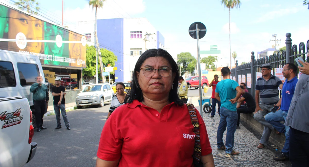 Professora Paulina Almeida, presidente do Sinte-PI.