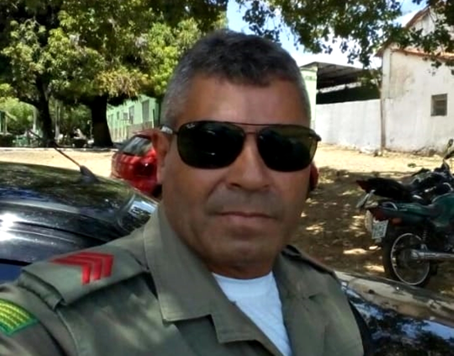 Raimundo Alves de Oliveira, policial assassinado no bairro Novo Horizonte.