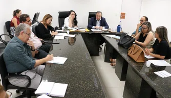 Reunião sobre hospital de Demerval Lobão