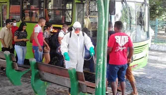 As equipes pulverizam as praças a cada três dias.