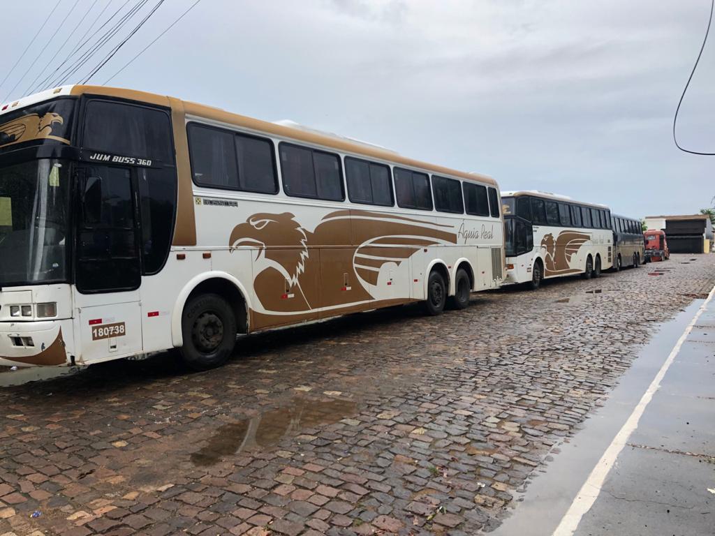 Ônibus clandestinos apreendidos