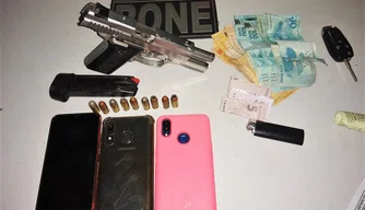 PM prende três pessoas por porte ilegal de arma no Mocambinho