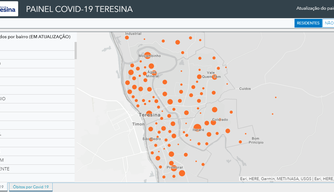 Saiba quais os bairros de Teresina com mais casos da Covid-19