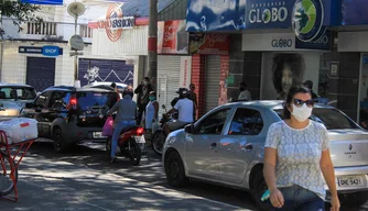 Aglomeração no centro da Cidade